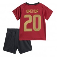 Camisa de time de futebol Bélgica Lois Openda #20 Replicas 1º Equipamento Infantil Europeu 2024 Manga Curta (+ Calças curtas)